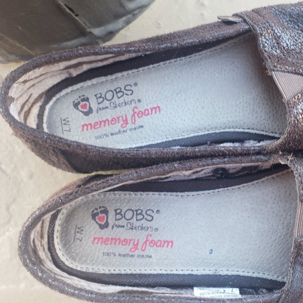 Brown Loafers/Flats - Bobs from Sketchers - Size 7 - Picture 5 of 8
